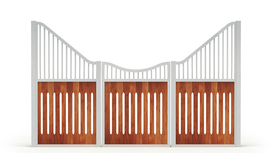 Electra-front, R_gaps,  2d View