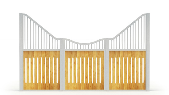 Electra-front, Y_gaps,  2d View