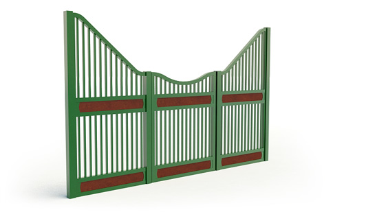 Narro-front, P,  3d View