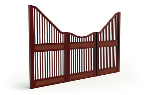 Narro-front, P,  3d View